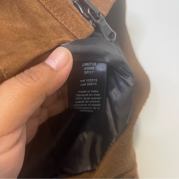 John Varvatos Star USA Suede Jacket - Picture 9 of 14